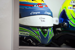 De helm van Felipe Massa, Williams