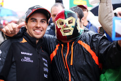 Sergio Perez, Sahara Force India F1 con los fans