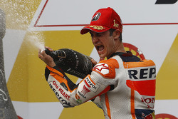 Podio: il vincitore Dani Pedrosa, Repsol Honda Team