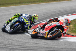 Marc Marquez, Repsol Honda Team en Valentino Rossi, Yamaha Factory Racing