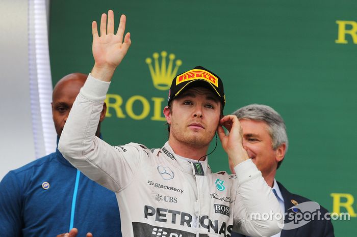 Nico Rosberg, segundo clasificado en el GP de Estados Unidos 2015