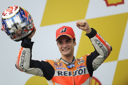 Podio: il vincitore della gara Dani Pedrosa, Repsol Honda Team