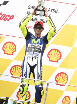 Podium: third place Valentino Rossi, Yamaha Factory Racing
