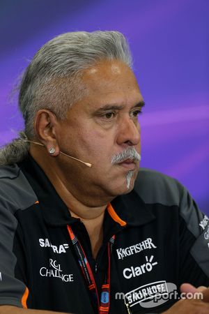 Vijay Mallya, eigenaar Sahara Force India