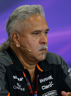Vijay Mallya, eigenaar Sahara Force India