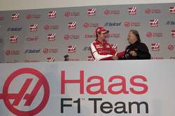Esteban Gutiérrez en Gene Haas, rijderpresentatie Haas F1 Team