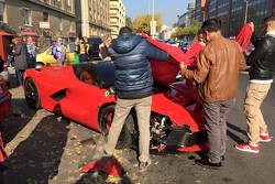 LaFerrari crash in Boedapest