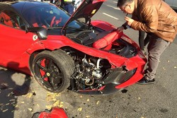 LaFerrari crash in Boedapest