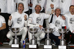 World Champion 2015 Timo Bernhard, Mark Webber, Brendon Hartley, Porsche Team