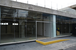 Nova estrutura atrás dos boxes