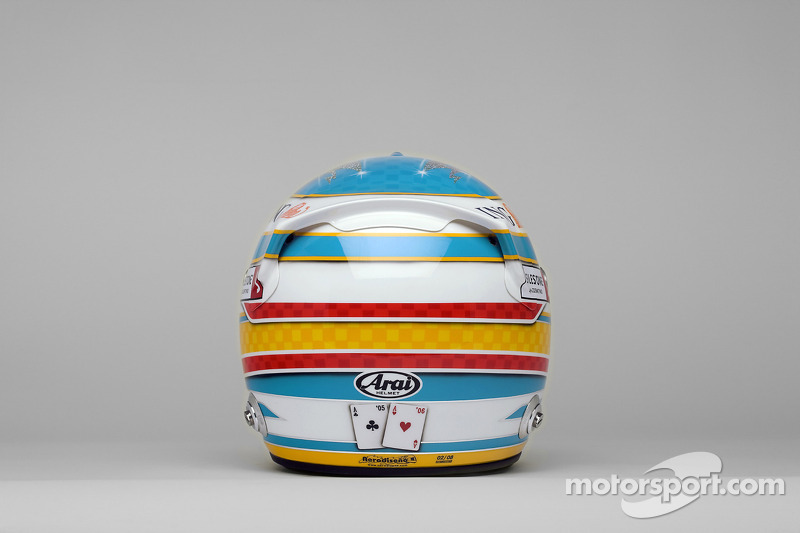 Helmet, Fernando Alonso, Renault F1 Team