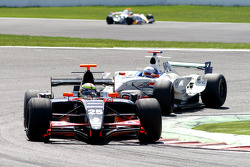 The leading duo: Marco Bonanomi and Giedo van der Garde