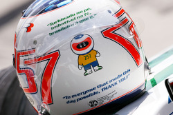 Capacete de Rubens Barrichello, Honda Racing F1 Team em celebração a seu 257º GP
