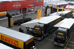 Il box Pirelli