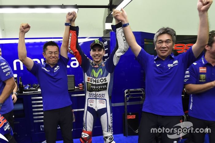 Winner and 2015 MotoGP Champion Jorge Lorenzo, Yamaha Factory Racing