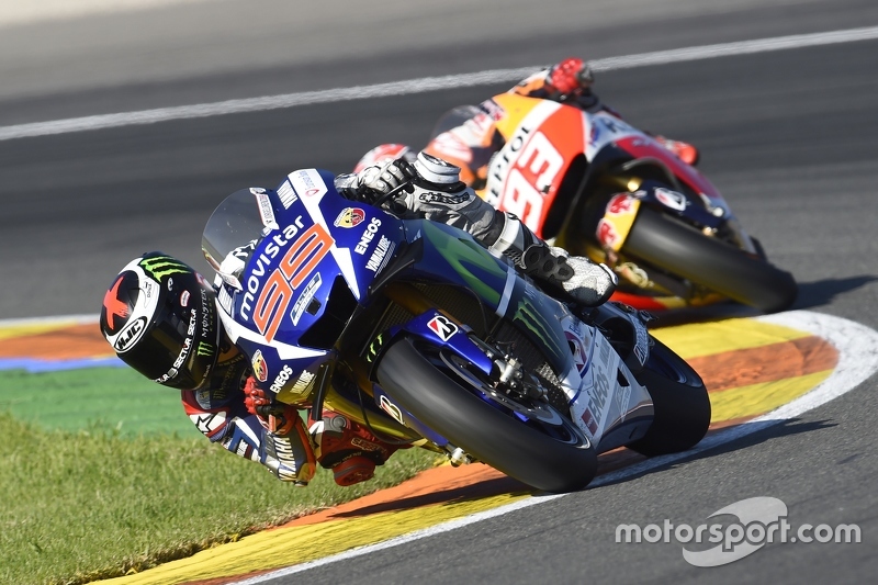 Jorge Lorenzo, Yamaha Factory Racing e Marc Marquez, Repsol Honda Team