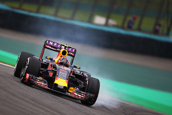 Даниил Квят, Red Bull Racing RB11 блокирует колеса на торможении