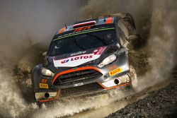 Robert Kubica y Maciek Szczepaniak, Ford Fiesta WRC