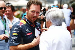 Christian Horner, Red Bull Racing Director del Equipo con Bernie Ecclestone