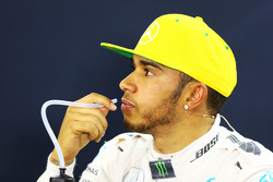 Lewis Hamilton, Mercedes AMG F1 in de FIA persconferentie