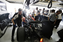 McLaren garage area