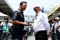 Christian Horner and Bernie Ecclestone