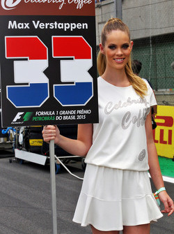 Grid girl voor Max Verstappen, Scuderia Toro Rosso