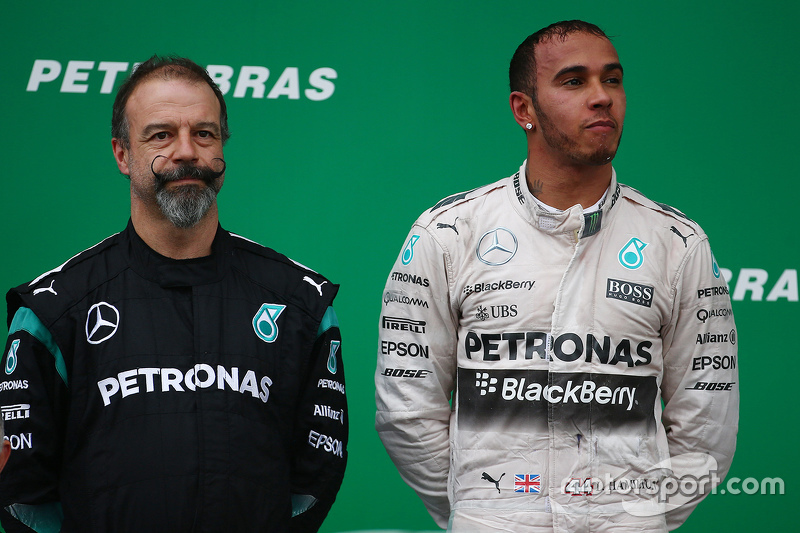 James Waddell, Mercedes AMG F1 with Lewis Hamilton, Mercedes AMG F1