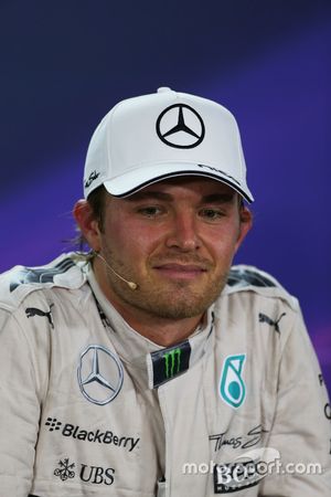 Race winner Nico Rosberg, Mercedes AMG F1 in the FIA Press Conference