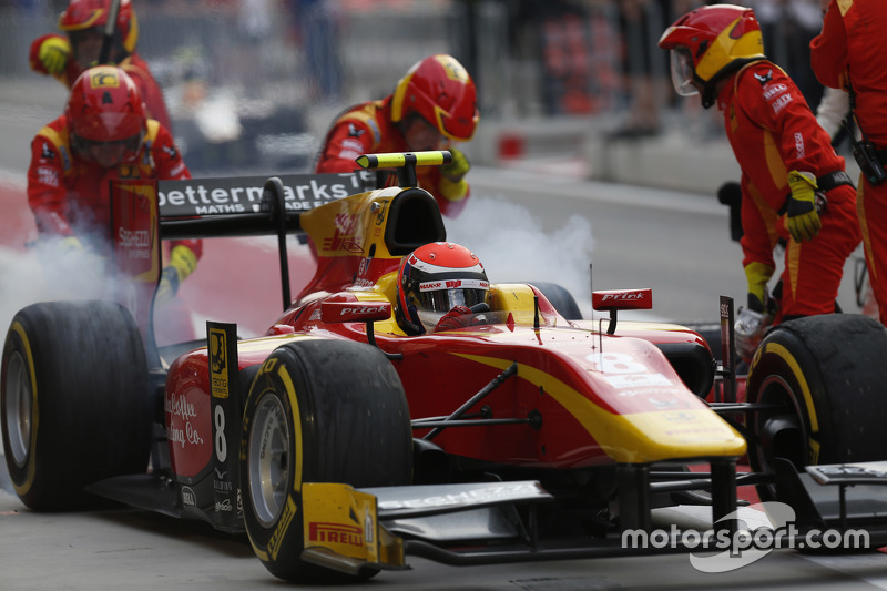 Alexander Rossi, Racing Engineering, s'arrête aux stands