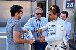 Juan Pablo Montoya junto a Neel Jani, Porsche Team
