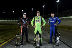 1. NASCAR Truck Erik Jones, 1. NASCAR Sprint-Cup Kyle Busch, 1. NASCAR Xfinity Chris Buescher