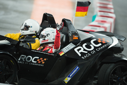 Il vincitore Sebastian Vettel
