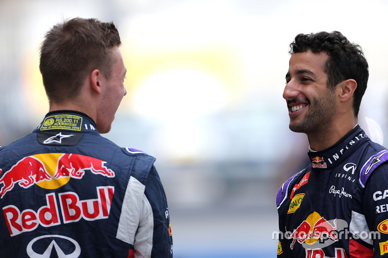 Daniel Ricciardo, Red Bull Racing y Daniil Kvyat, Red Bull Racing