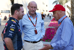 Christian Horner, Red Bull Racing teambaas met Donald Mackenzie, CVC Capital Partners Managing Partn