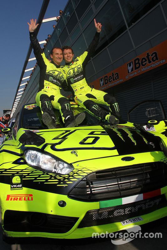 Ganadores, Valentino Rossi y Carlo Cassina, Ford Fiesta