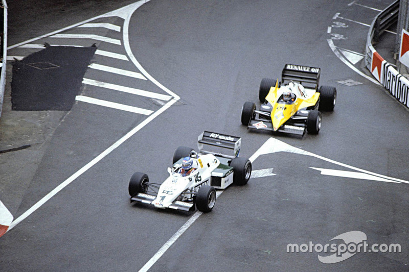 Keke Rosberg, Williams lidera a Alain Prost, Renault F1 Team