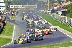 Départ : Keke Rosberg, Williams mène