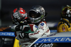 Tiago Monteiro, Honda Civic WTCC, Honda Racing Team JAS y Gabriele Tarquini, Honda Civic WTCC, Honda
