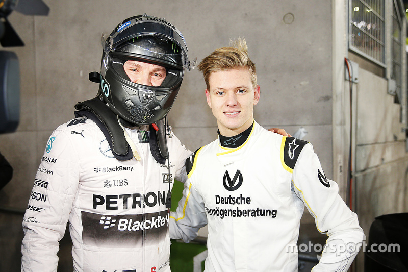 Nico Rosberg and Mick Schumacher