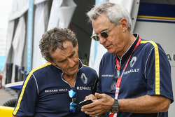 Alain Prost and Jean-Paul Driot, Renault e.Dams team owners