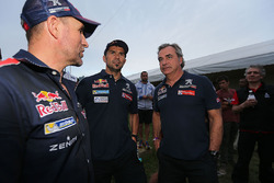 Stéphane Peterhansel, Cyril Despres y Sébastien Loeb, Peugeot Sport
