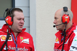 Дейв Гринвуд, гоночный инженер Ferrari и Джок Клиа, Ferrari