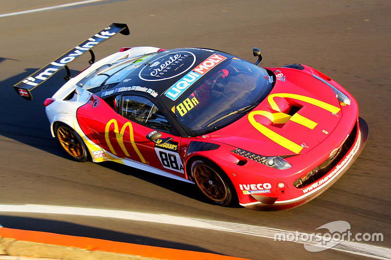 #88 Maranello Motorsport Ferrari 458 Italia GT3: Mika Salo, Toni Vilander, Tony D'Alberto, Grant Denyer