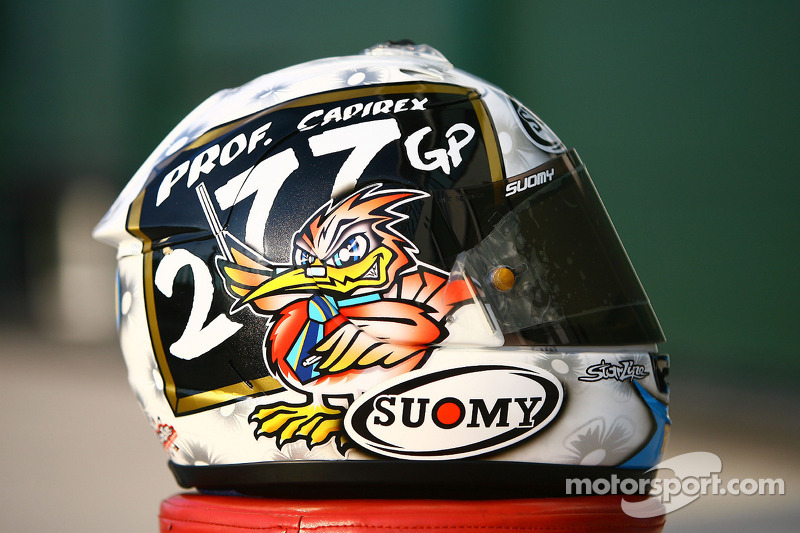 Helm von Loris Capirossi zum 277. Grand Prix