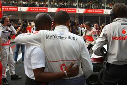 Anthony Hamilton, padre de Lewis Hamilton y de Lewis Hamilton, McLaren Mercedes