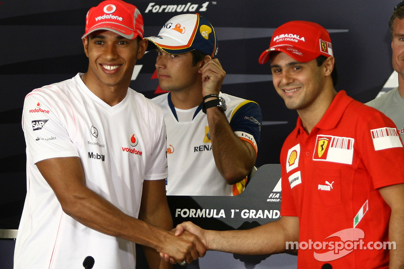 Льюіс Хемілтон, McLaren Mercedes і Феліпе Масса, Scuderia Ferrari