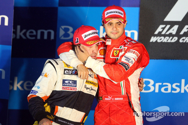 Fernando Alonso, 2º en el GP de Brasil 2008