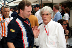Christian Horner e Bernie Ecclestone