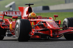Valentino Rossi test ediyorFerrari F2008
